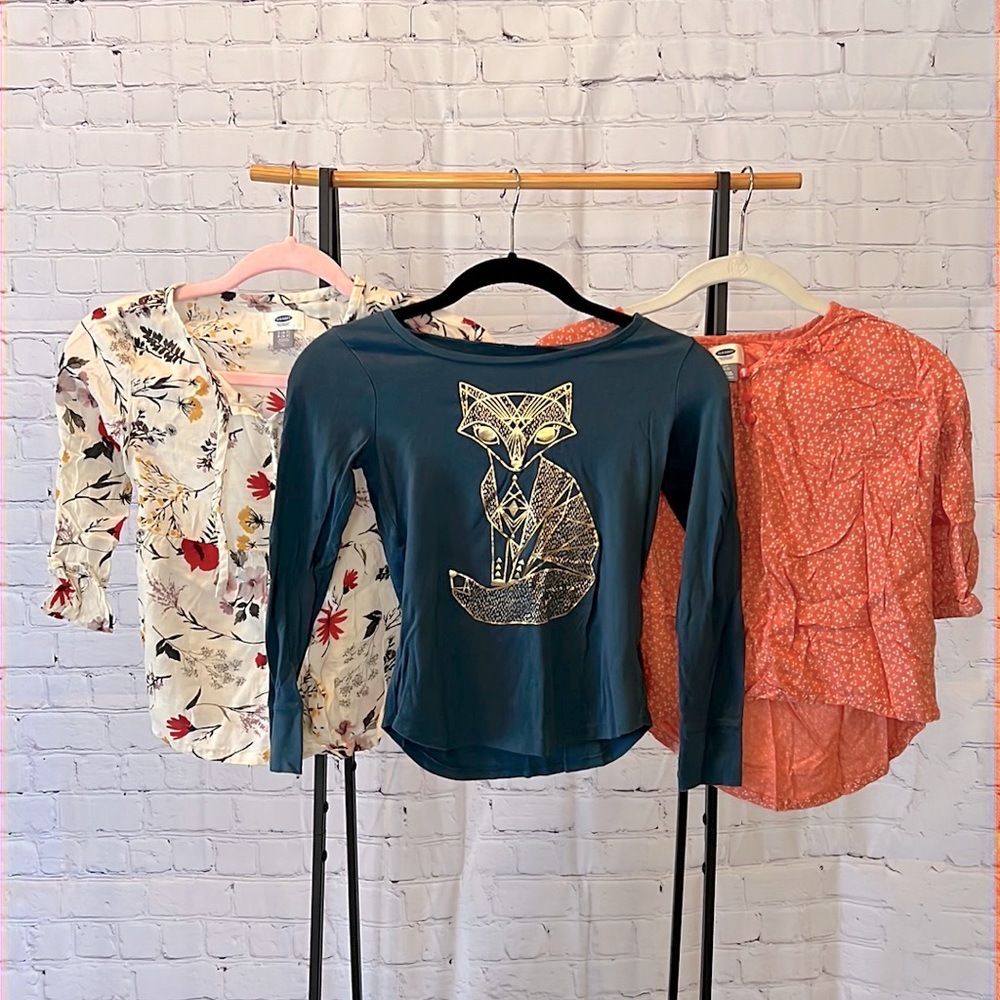 Old Navy Fall Shirts S (6/7) Lot of 3